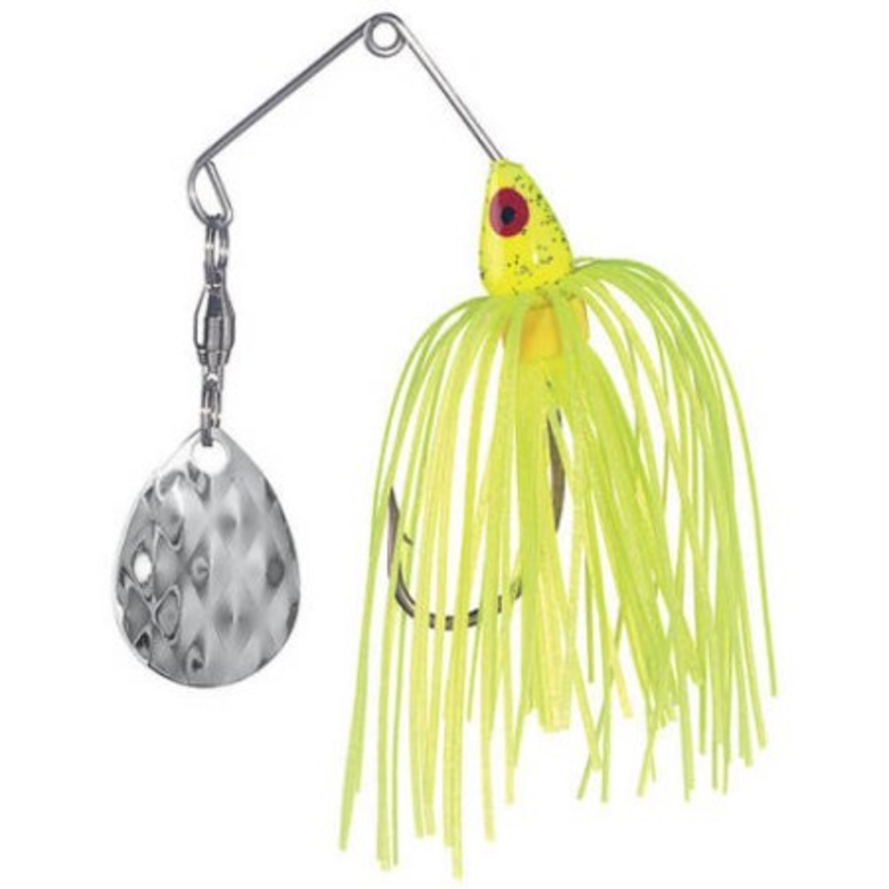SMK70 Mini King Spinnerbait 0.25 Oz. Single Cone Lock, Chartreuse, 0.25 in.