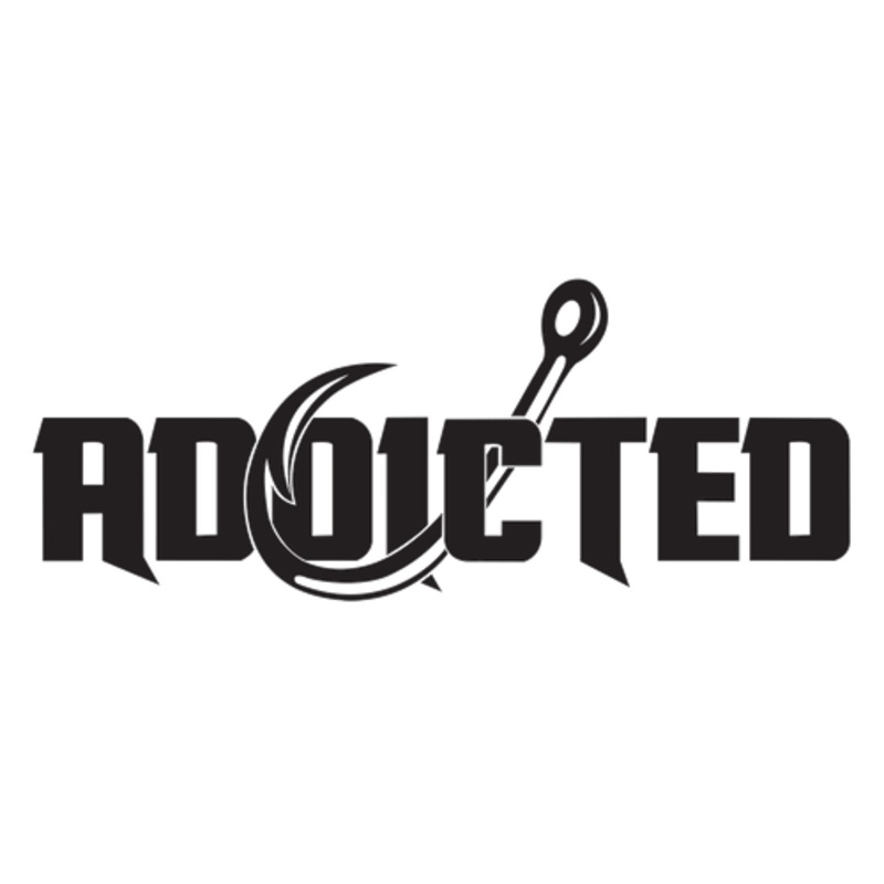 Addicted Fishing 10" Decal