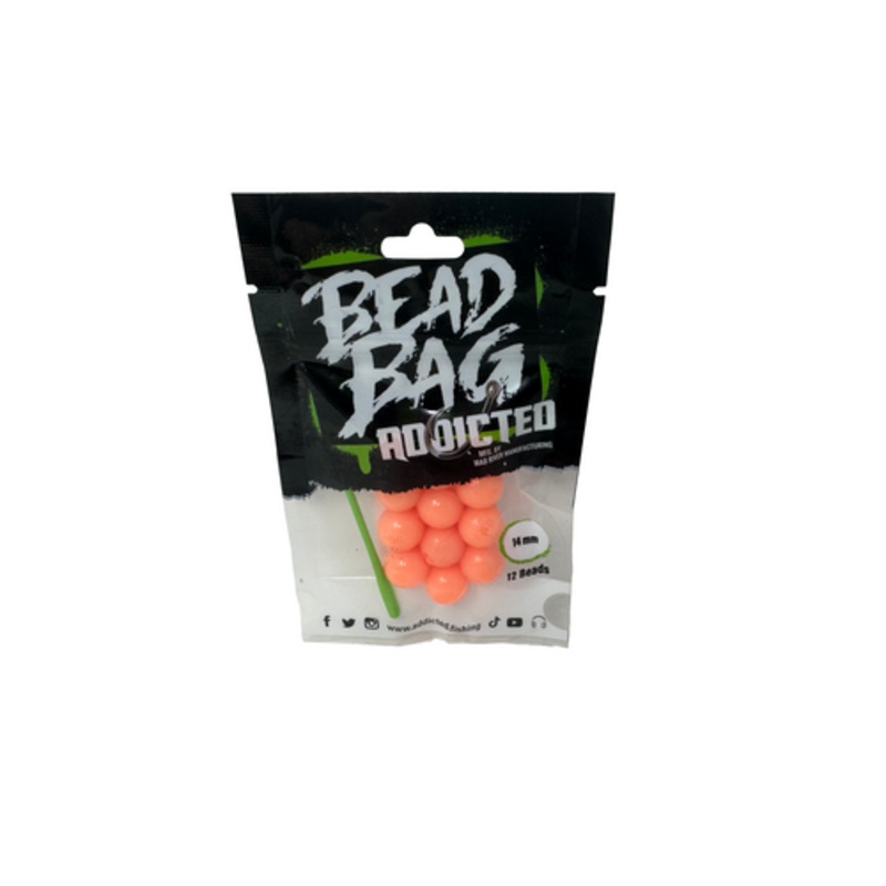 Addicted Fishing Clearwater Peach Bead Bag