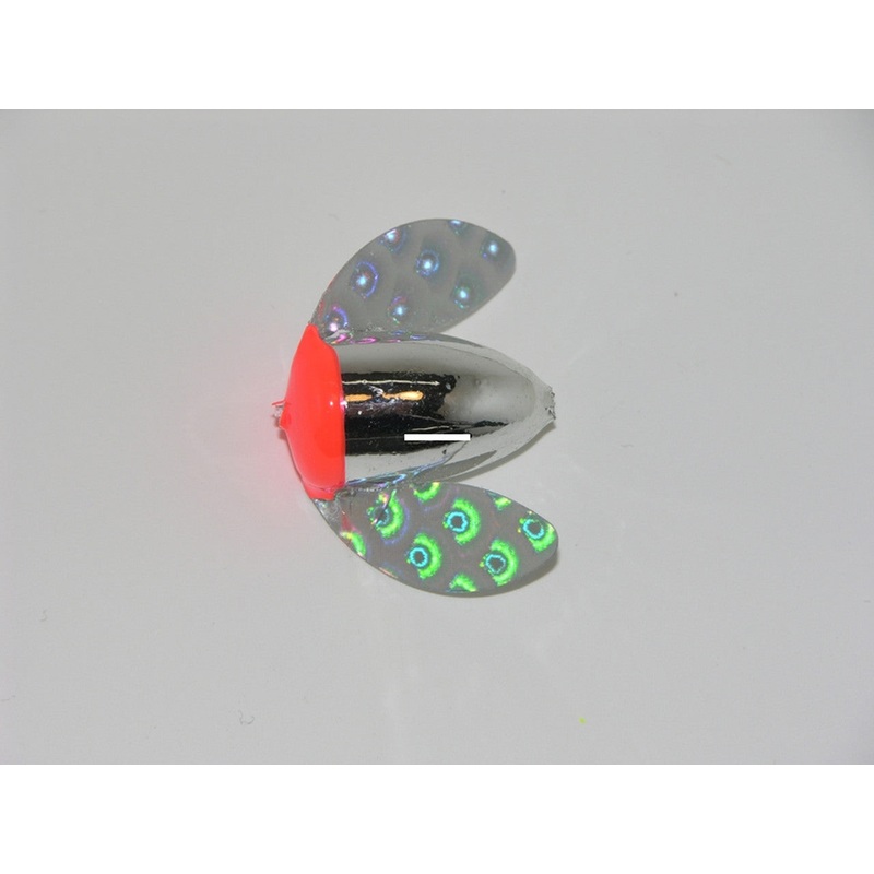 Yakima Bait Spin-N-Glo B12-Sz 0 Nickel Plate Chartreuse Head Mylar Chartreuse Wing
