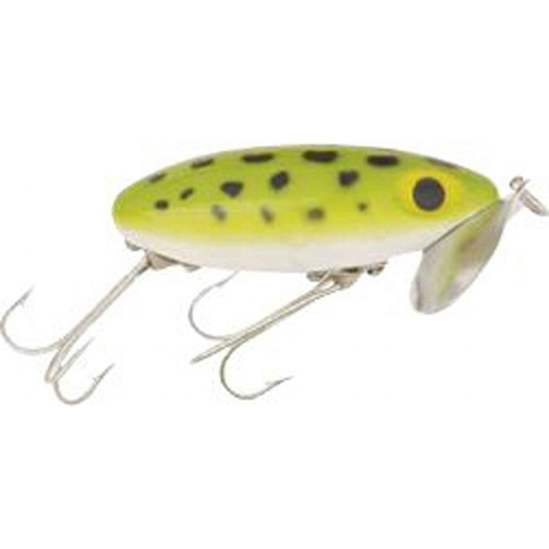 Arbogast Jitterbug 2 5/8Oz Frog/White Belly