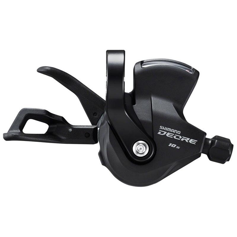Shimano Deore SL-M4100-R Right Shift Lever - 10-Speed, RapidFire Plus, Optical Gear Display, Black