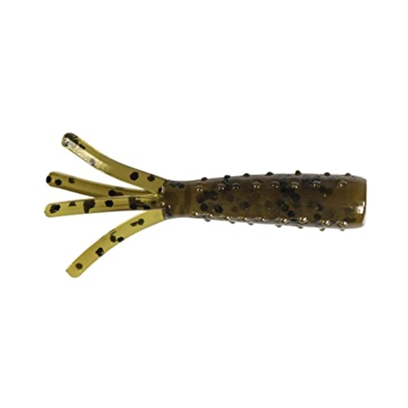 Z-Man Tiny TicklerZ Micro Finesse Bait - 1.75in - Green Pumpkin