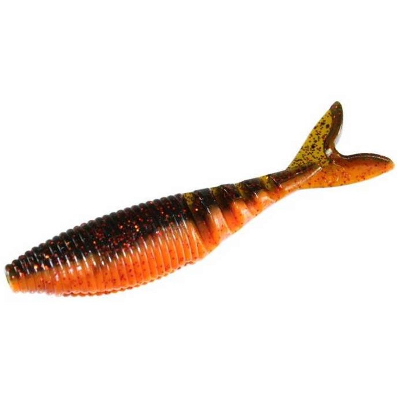 YAM-134-06-95 4 in. Zako Watermelon Fishing Lure with Copper & Orange - Red Laminate - Pack of 6