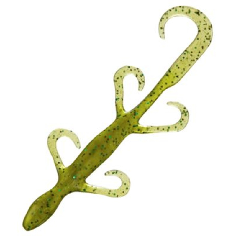 Zoom Lizard Bait - 5in - Chartreuse Pepper ZZZ