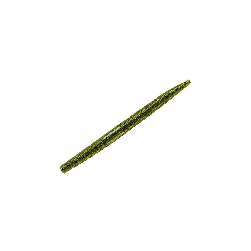 YDG411 4 in. Dinger Pumpkin Pepper & Green Flake Fishing Lure - Pack of 10