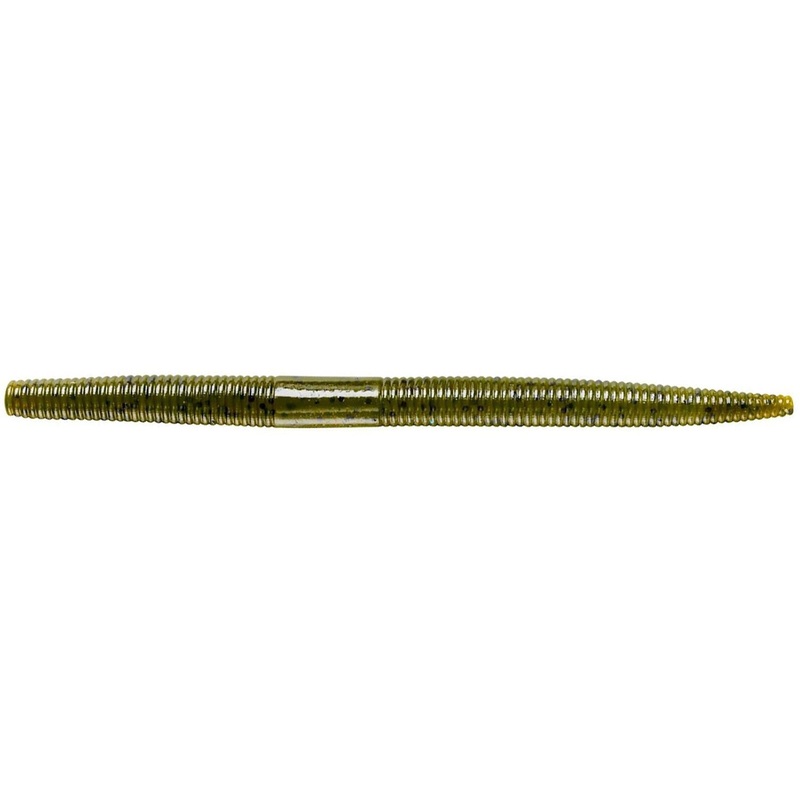 YUM Dinger Soft Bait Bulk Pack, Green Pumpkin