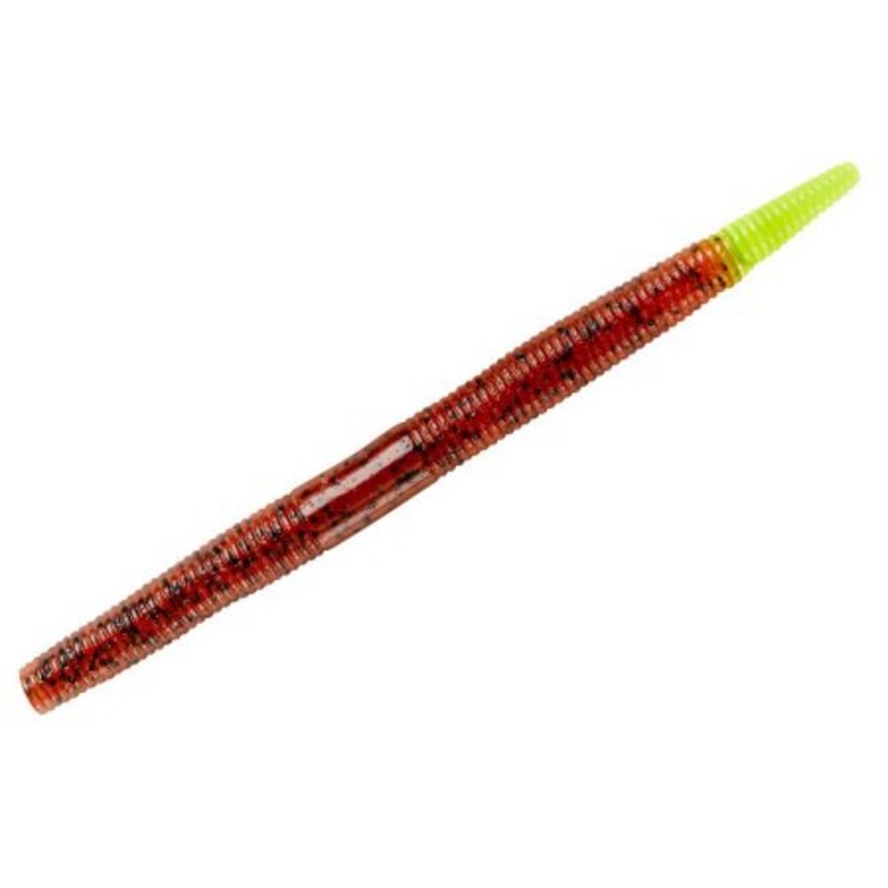 YUM Dinger Soft Bait, Carolina Pumpkin/Chart