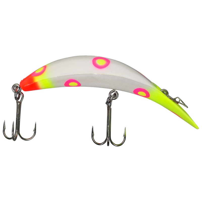 Yakima Bait Flatfish - M2/T50/T55/T60 | Banana Split; 4 1/4 In.