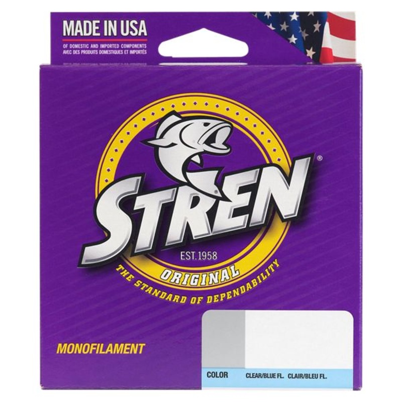 1556059 8 Lbs X 330 Yard Original Fishing Line, Clear & Blue