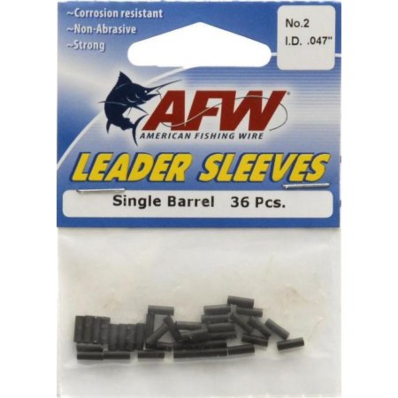 American Fishing Wear Leader Sleeve, Size #2, Black