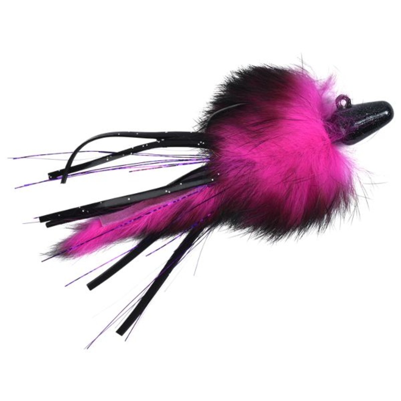 Yakima Bait Twitcher Jig - 3/8 Oz. - Black/Cerise/Blue