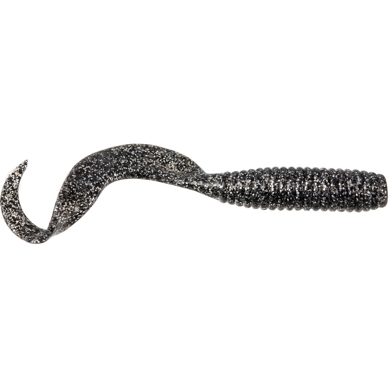 Berkley Gulp! Saltwater Grub - 6 in. - Black Bling