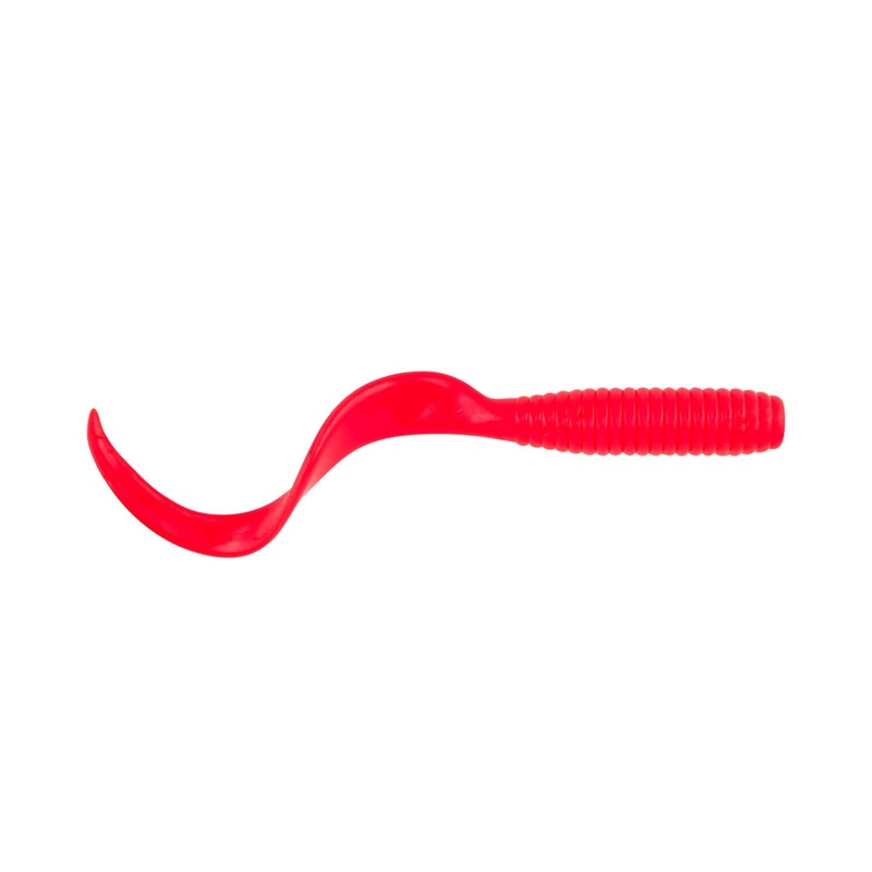 Berkley Gulp! Saltwater Grub - 8 in. - Salmon Red