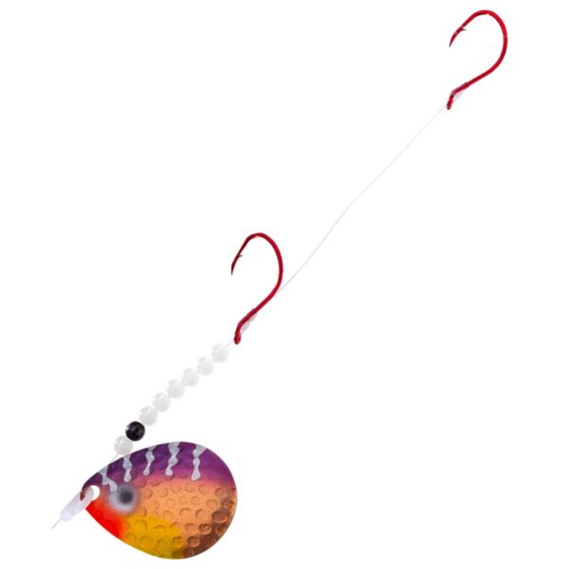 Yakima Bait Hammer Time Walleye Spinner #4 Colorado Purple Perch