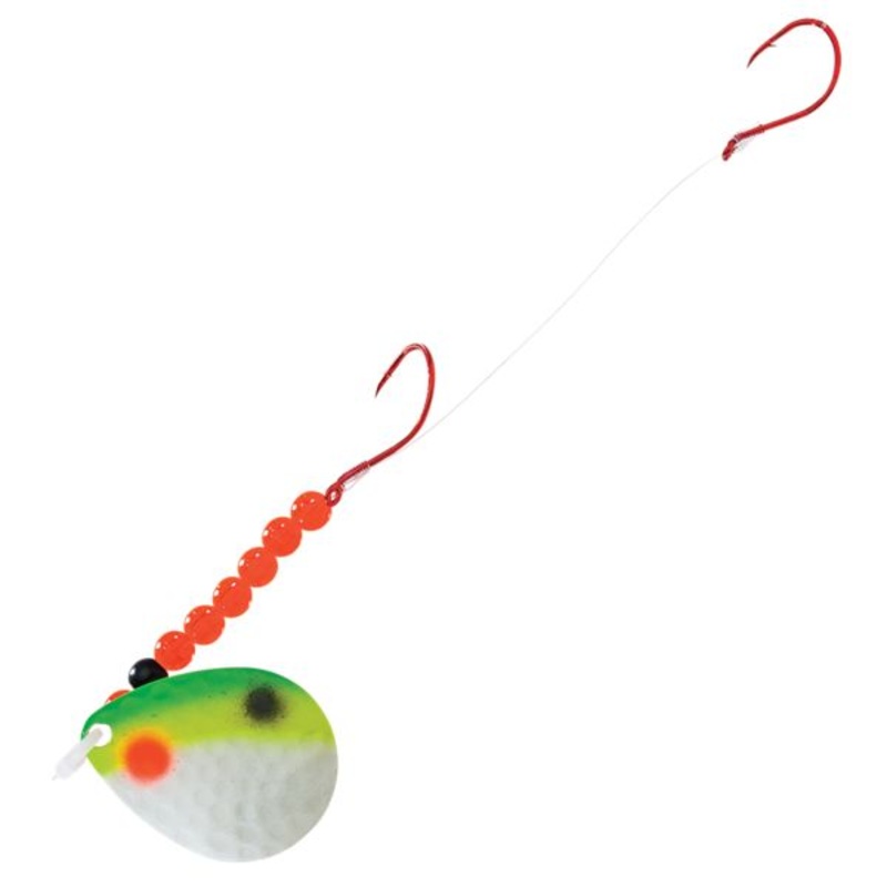 Yakima Bait Hammer Time Walleye Spinner #4 Colorado Yellow Tail