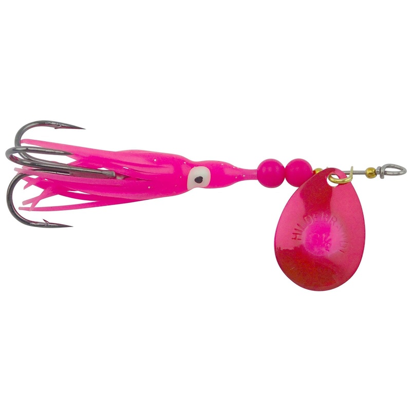 Yakima Bait Hildebrandt Squid Spinner Color Candy Wrapper Size 3 1/2 In