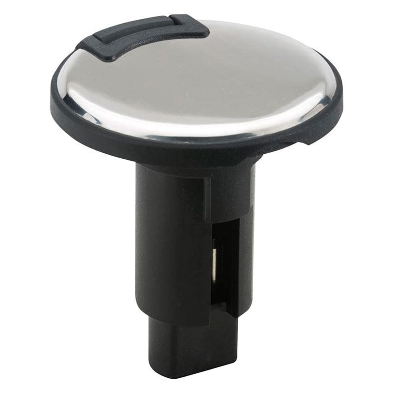 Attwood 910R2PSB-7 - 910T Series Round Stainless Steel Cover 2-Pin Plug-In Base