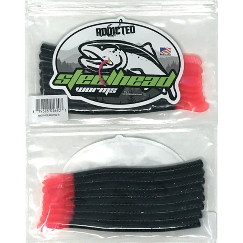 Addicted Fishing 6" Steelhead Worms