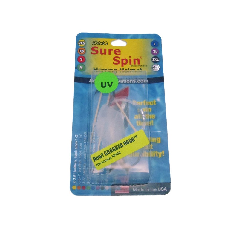 Angler Innovations Dick's Sure Spin Pre-Rigged Bait Fish Helmet