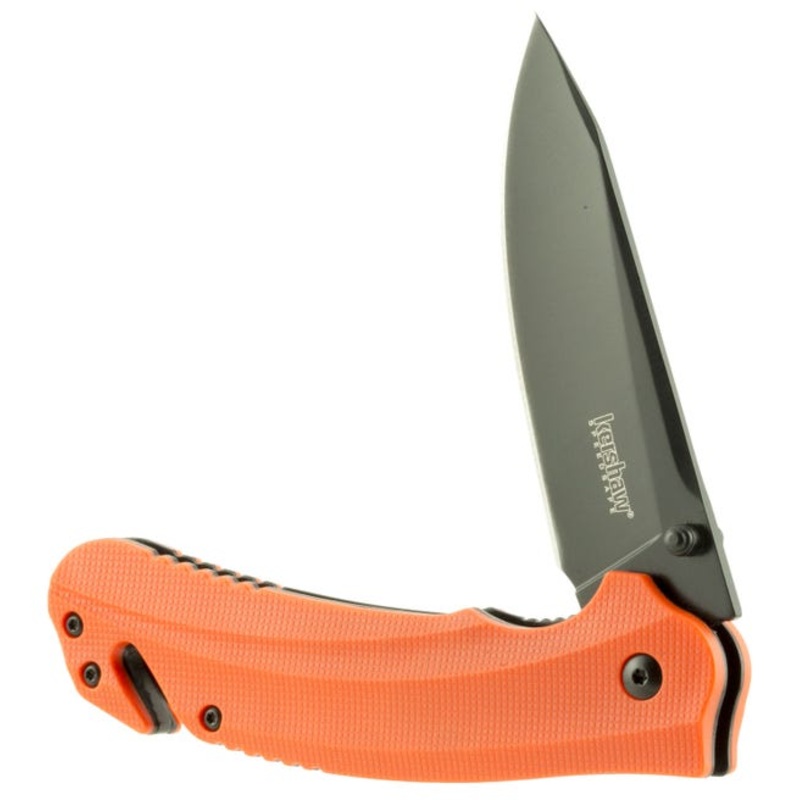 Kershaw Barricade Assisted Flipper 3.5in Drop Point Blade Orange