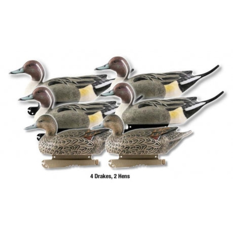 Avery Outdoors Greenhead Gear Life-Size Duck Decoy Pintails 1/2 Dozen