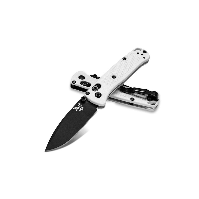 Benchmade Mini Bugout White Black Blade