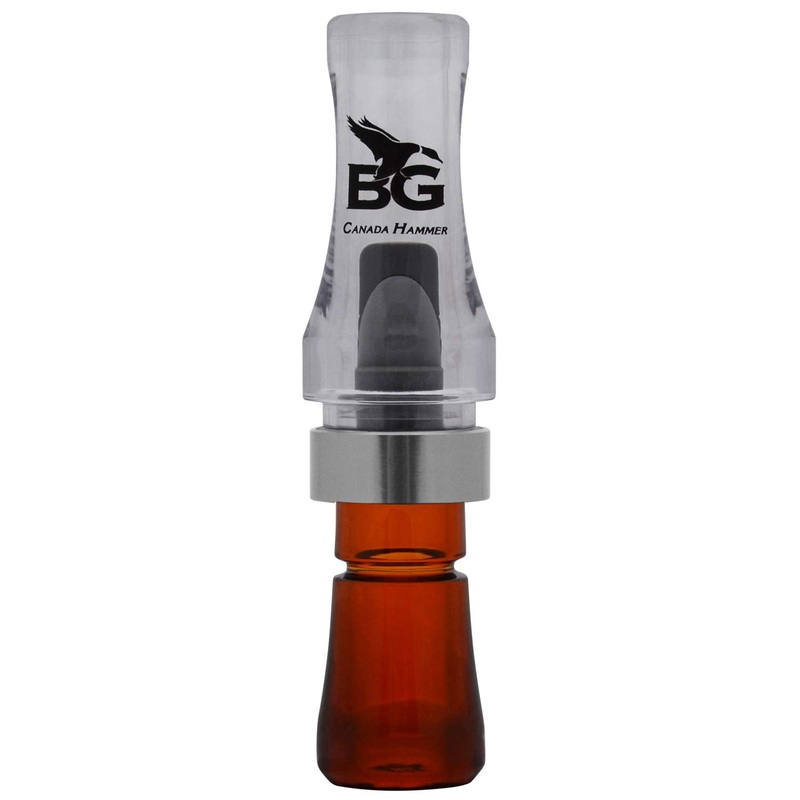 Buck Gardner Calls Canada Hammer Goose Call - Clear / Bourbon