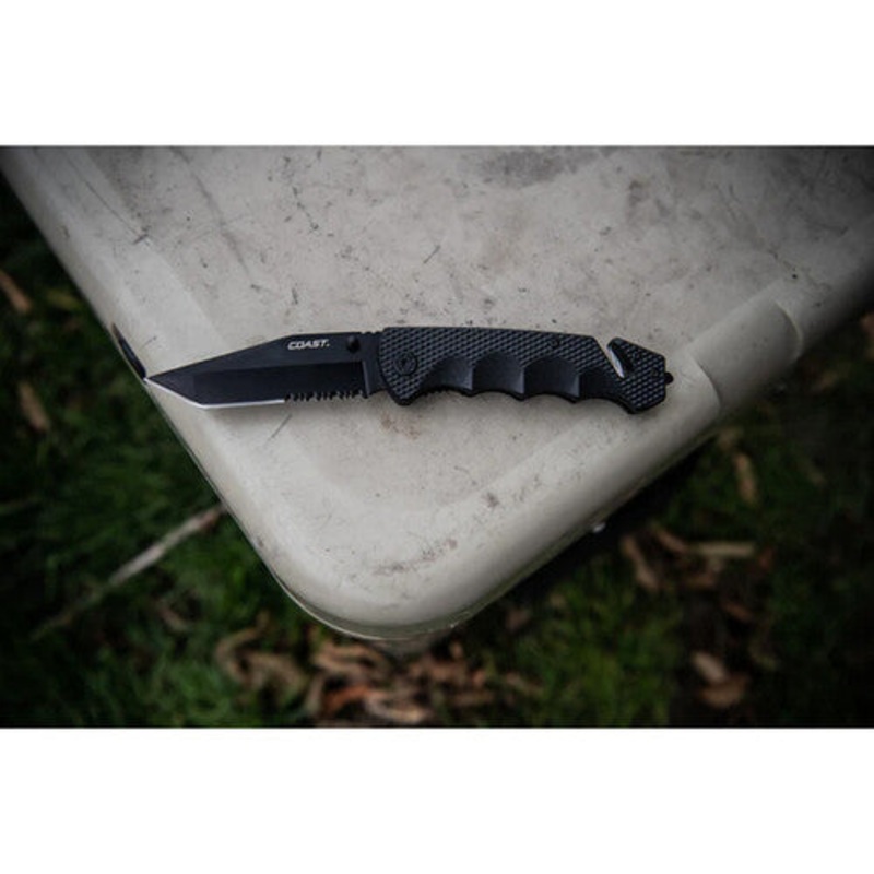 Coast Dx330 Double-Lock Rescue Team Operator Folding Knife