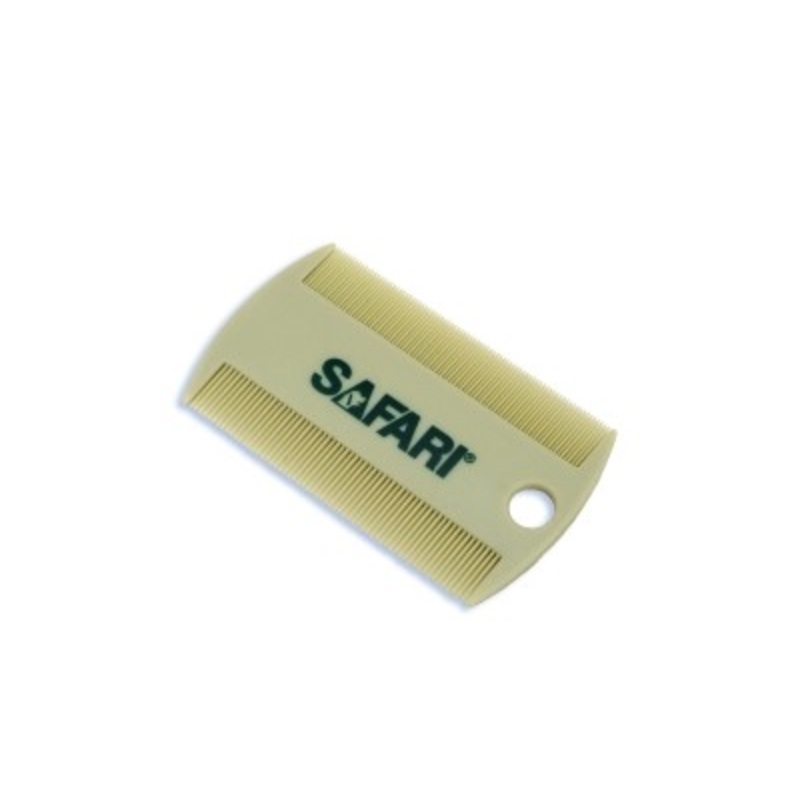 Coastal Pet Safari Double-Sided Flea Comb - Flea Prevention And Detection For Dogs With Short Hair - Dog Grooming Kit For Flea Season - One Size