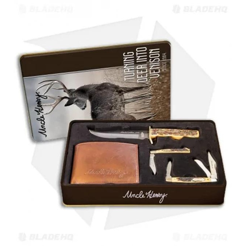 1200445 Uncle Henry Knife & Wallet Gift Set