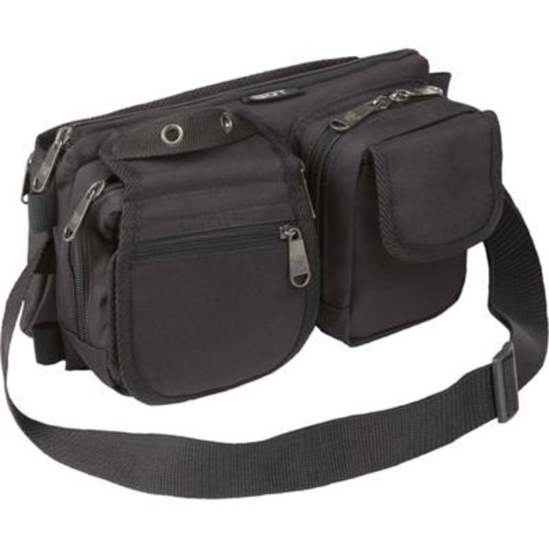 Bulldog Cases & Vaults Bags & Backpacks Deluxe Satchel Go Bag/Waist Pack Black Model: Bdt403B ZZZ