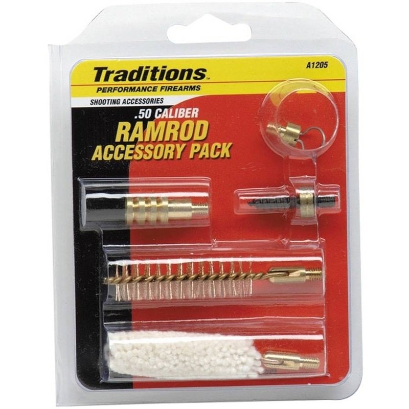 Traditions Ramrod Accessories Pack 50 Caliber 10x32 Threads SKU - 403424