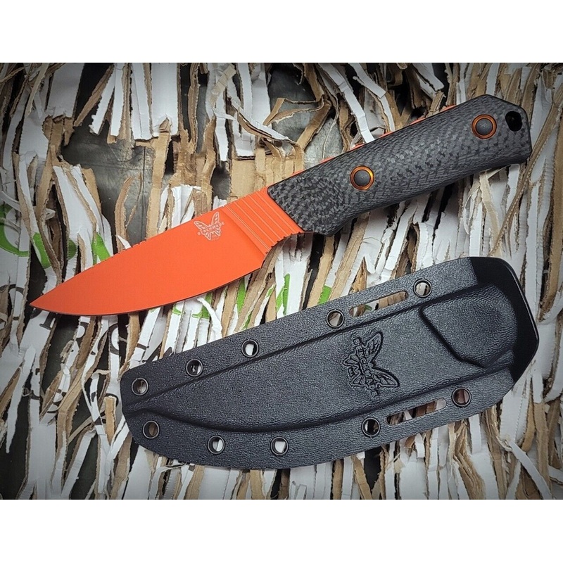 Benchmade Knives 15600OR Raghorn Fixed Blade Knife 4.64"