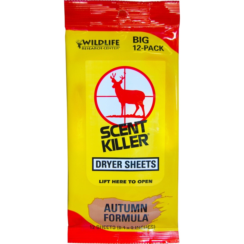 Wildlife Research Scent Killer Autumn Formula Dryer Sheets