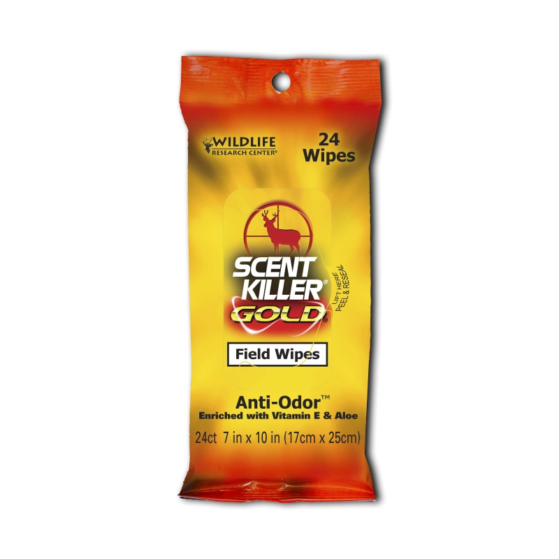 Wildlife Research Scent Killer Gold Field Wipes