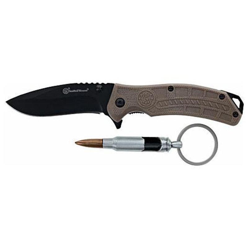 XXB Smith & Wesson S&W Knife 3" Spring Assist Folder W/Bullet