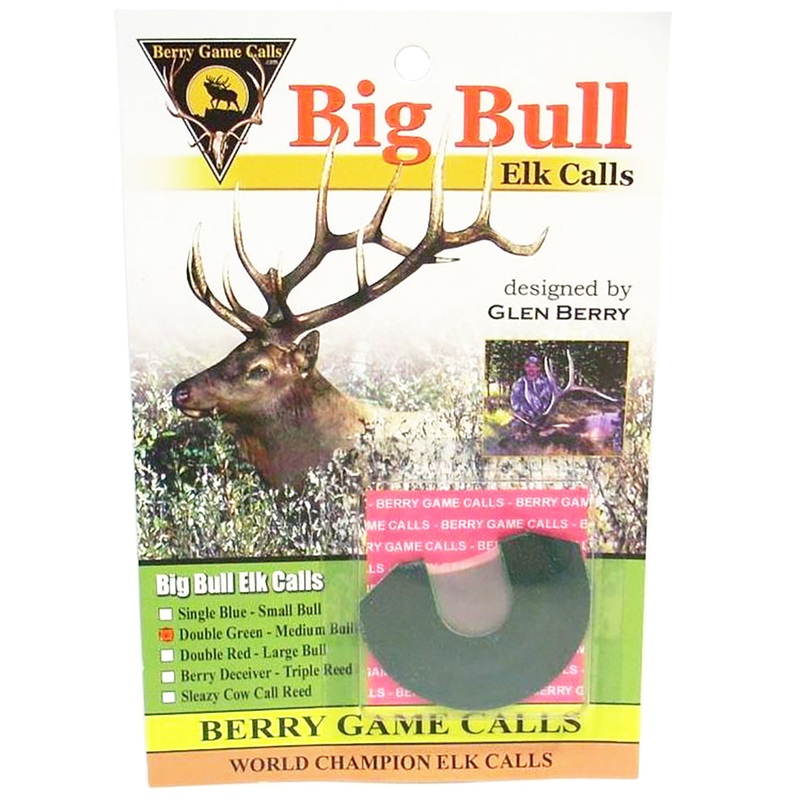 Berry Big Bull Medium Double Reed Elk Diaphragm Mouth Call