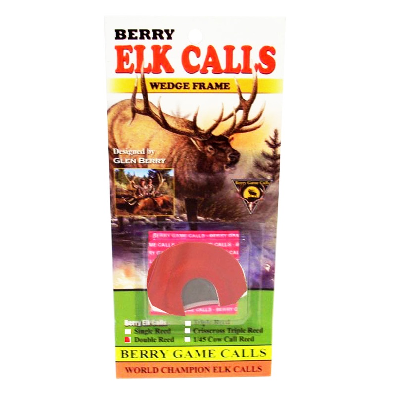 Berry Wedge Double Reed Elk Diaphragm Mouth Call