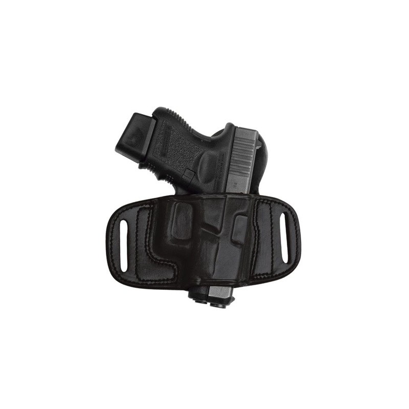 XXB Tagua Gunleather Quick Draw Leather Belt Holster For Smith & Wesson Shield 9Mm/.40 Right Hand Black