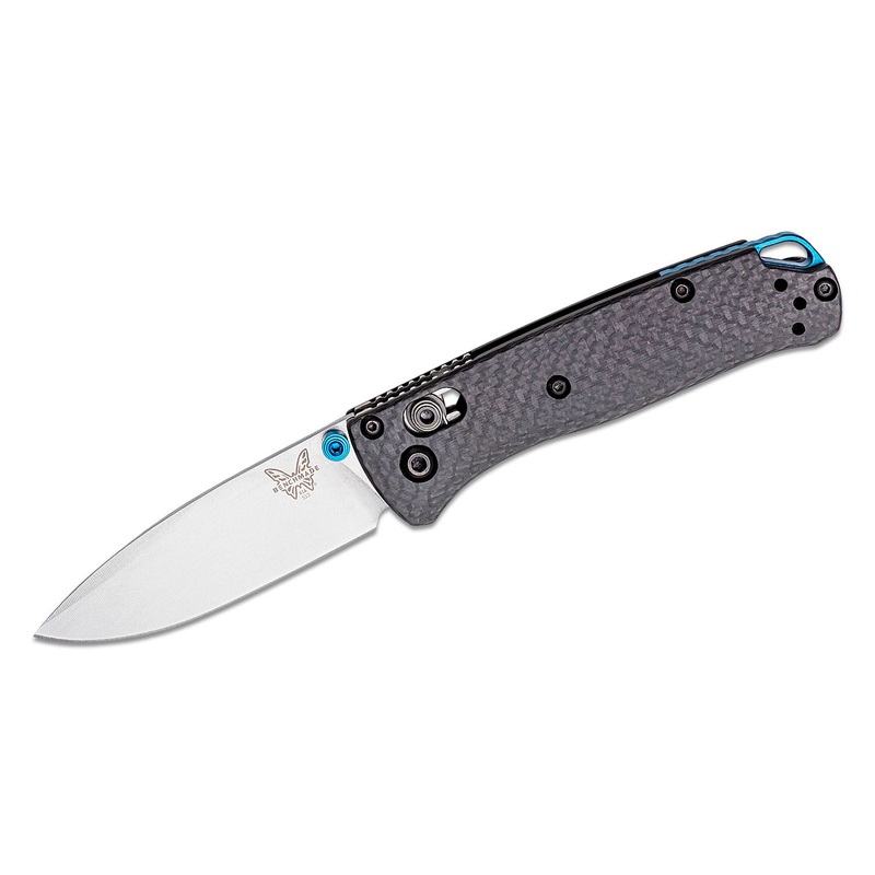 Benchmade Mini Bugout Axis Drop Point Folding Knife Carbon Fiber