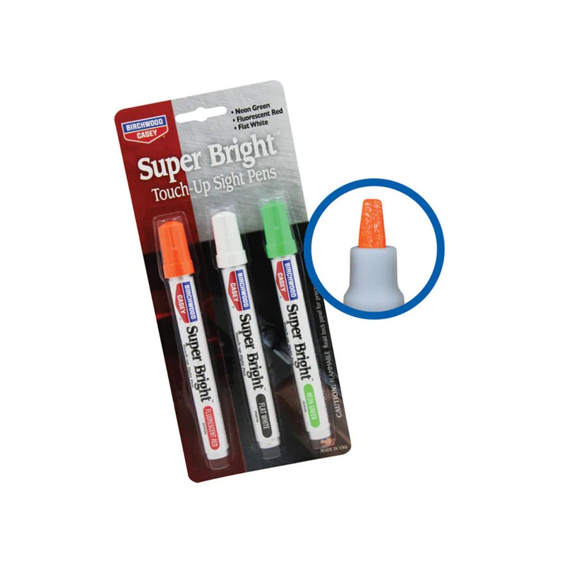 Birchwood Casey Super Bright Touch-Up Sight Pens Neon Green And Red