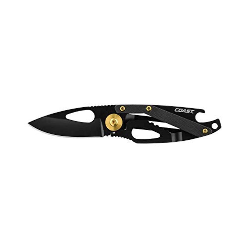 Coast Fx200 2 In.Stainless Steel Blade Pocket Knife With Money Clip & Frame Lock