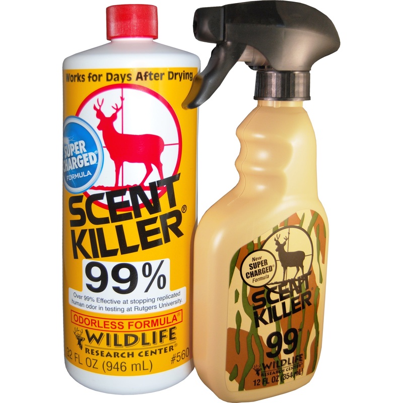 Wildlife Research Scent Killer 99% Odorless Super Charged Spray & Refill Combo