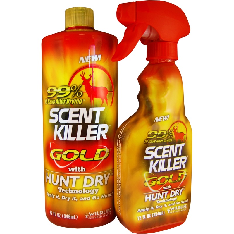 Wildlife Research Scent Killer Gold Hunt Dry Spray & Refill Combo