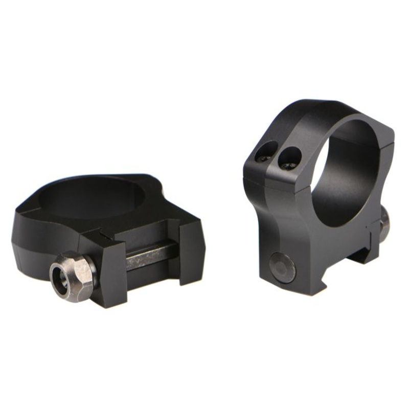 Warne 30mm Mountain Tech Picatinny-Style Medium Matte Black Scope Rings | 7214M