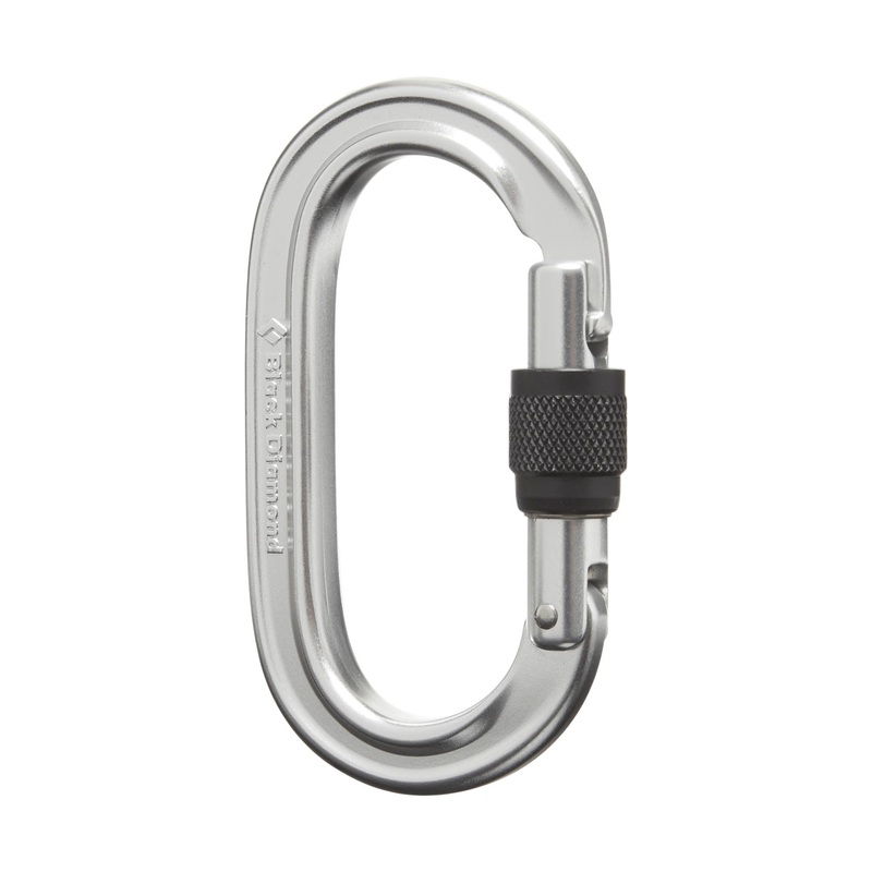 Black Diamond Oval Keylock Screwgate