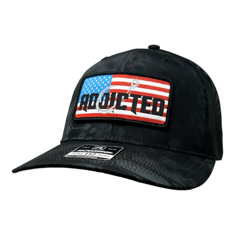 Addicted Fishing Freedom Country Trucker
