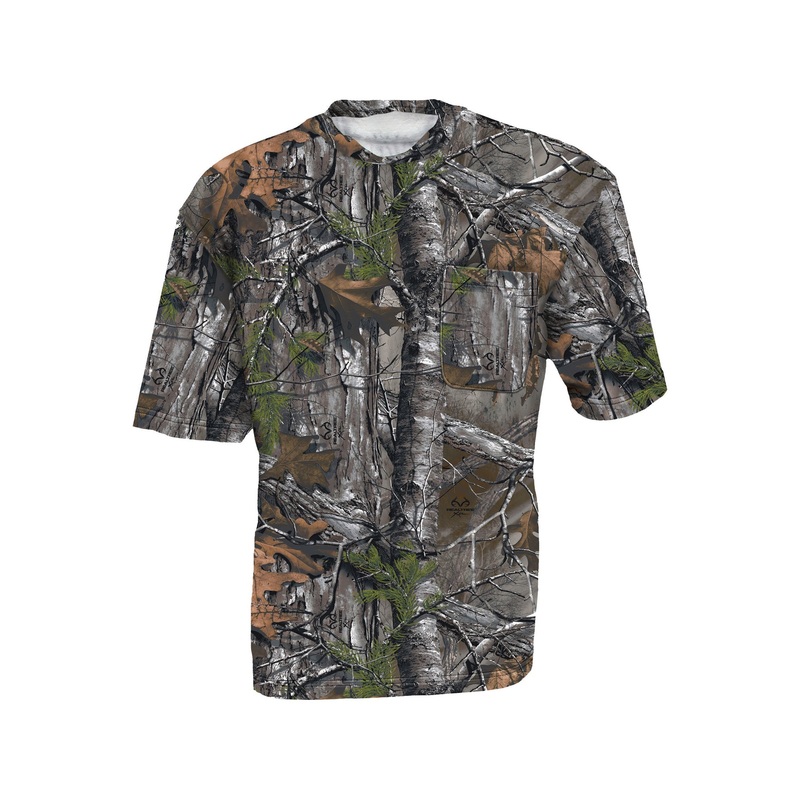 Walls Youth Hunting Short Sleeve Camo Pocket T-Shirts
