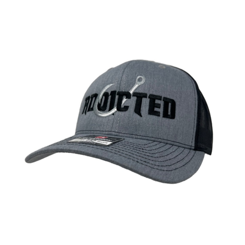 Addicted Fishing Addicted Classic Grey Trucker Hat